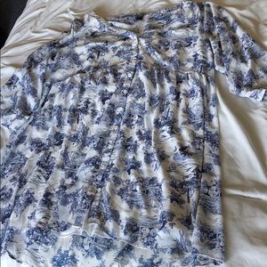 Torrid Little Mermaid Mock Shirt Dress